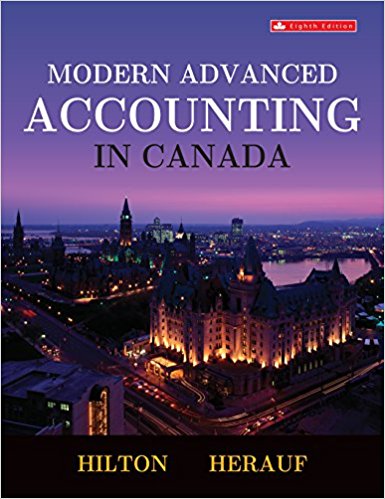 solution manual for Modern Advanced Accounting in Canada 8th edition