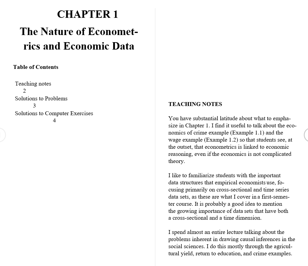 solution manual for Introductory Econometrics: A Modern Approach 6th Edition by Jeffrey M. Wooldridge