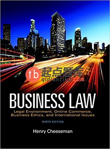 solution manual for Business Law 9th Edition by Henry R. Cheeseman