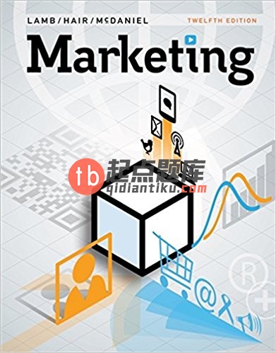 test bank for Marketing 12th Edition by Charles W. Lamb