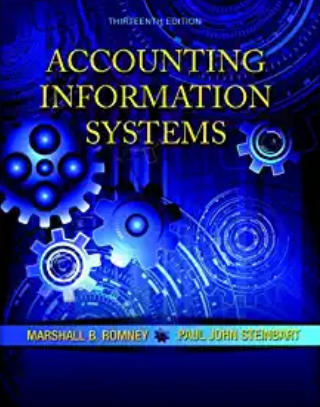 test bank for Accounting Information Systems 13th Edition