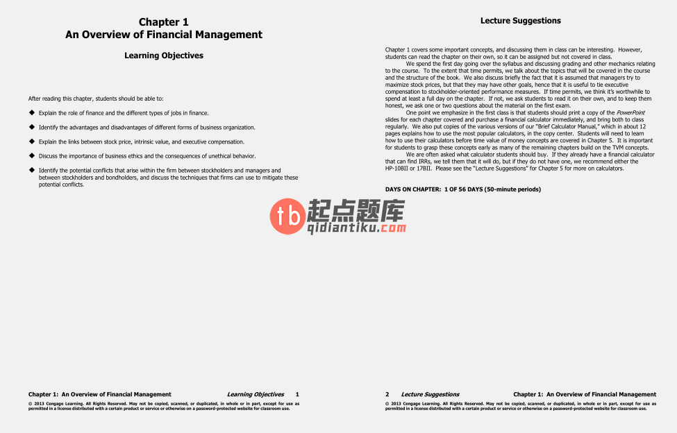 solution manual for Essentials of Financial Management 3rd Edition