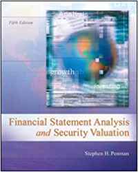 solution manual for Financial Statement Analysis and Security Valuation 5th Edition