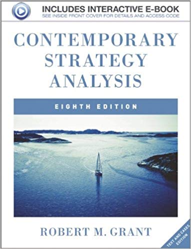 test bank for Contemporary Strategy Analysis: Text and Cases 8th Edition