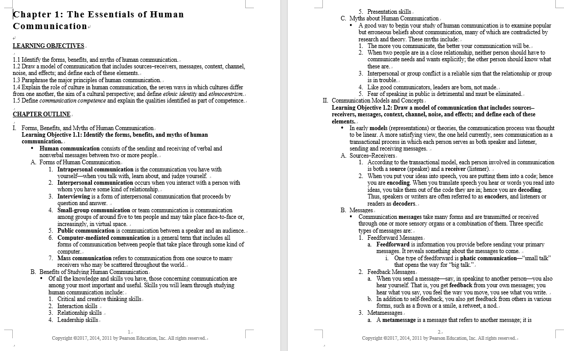 solution manual for Essentials of Human Communication 9th Edition