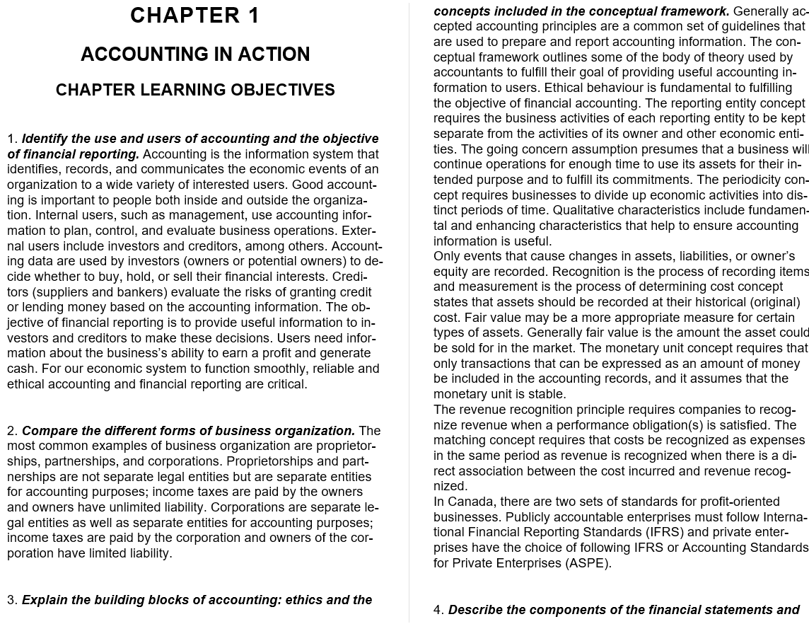 test bank for Accounting Principles Volume 1, 7th Canadian Edition