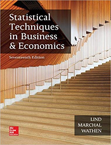 test bank for Statistical Techniques in Business and Economics 17th Edition