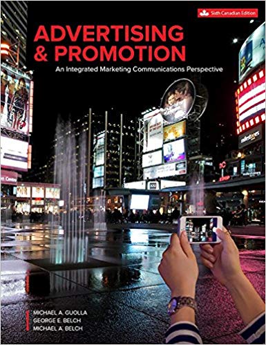 test bank for Advertising and Promotion: An Integrated Marketing Communications Perspective 6th canadian edition