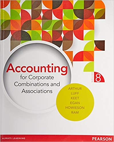 solution manual for Accounting for Corporate Combinations and Associations 8th edition