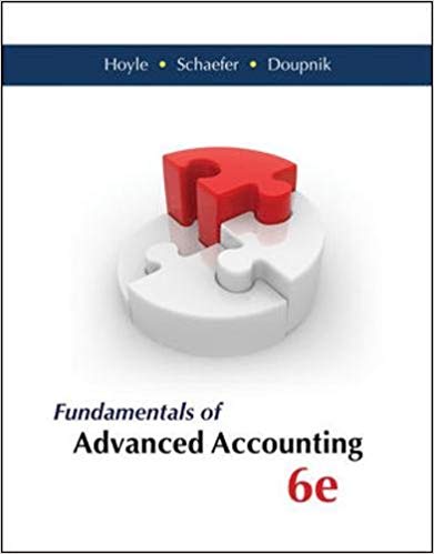 solution manual for Fundamentals of Advanced Accounting 6th Edition