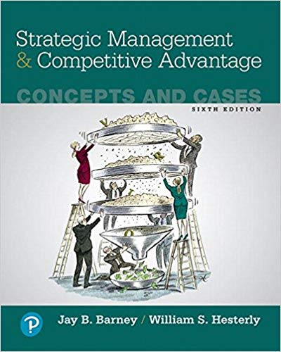 test bank for Strategic Management and Competitive Advantage: Concepts and Cases 6th Edition