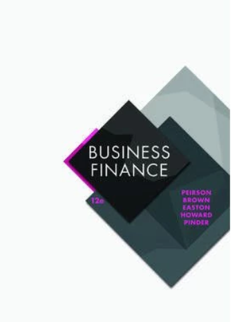 test bank for Business Finance 12th Edition by Graham Peirson