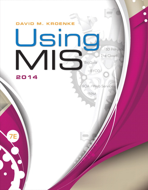 Test bank for Using MIS 7th Edition by David M. Kroenke