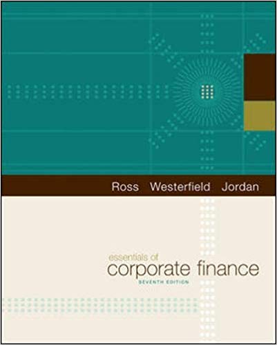 Test bank for Essentials of Corporate Finance 7th Edition by Stephen A. Ross