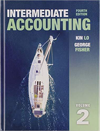 Solution manual for Intermediate Accounting Vol 2 4th Edition by Kin Lo