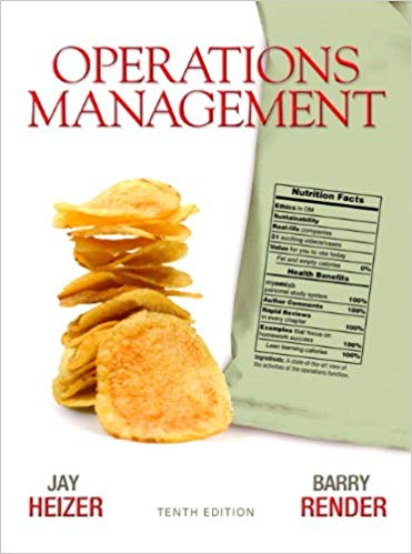 Test bank for Operations Management 10th Edition by Jay Heizer