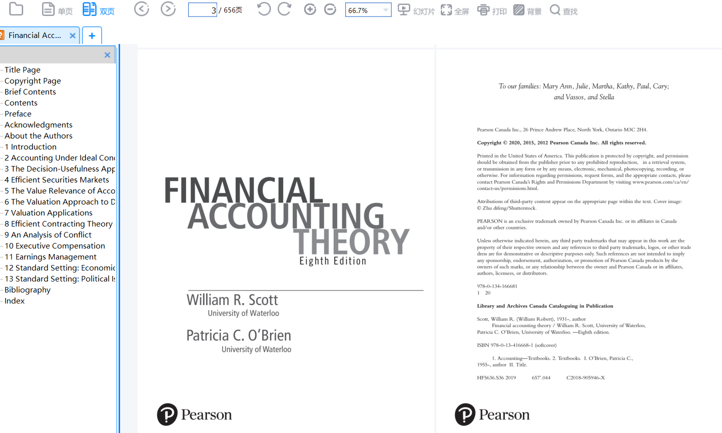 Financial Accounting Theory 8th Edition by William R. Scott