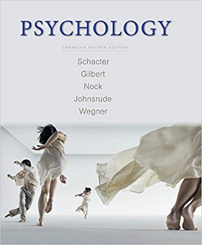 Test bank for Psychology 4th Canadian Edition by Daniel L. Schacter