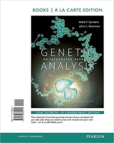 Test bank for Genetic Analysis: An Integrated Approach 2nd Edition by Mark F. Sanders