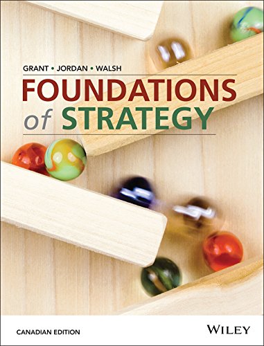 Test Bank for Foundations of Strategy 1st Canadian Edition by Robert M. Grant