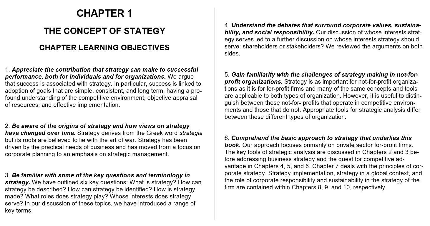 Test Bank for Foundations of Strategy 1st Canadian Edition by Robert M. Grant