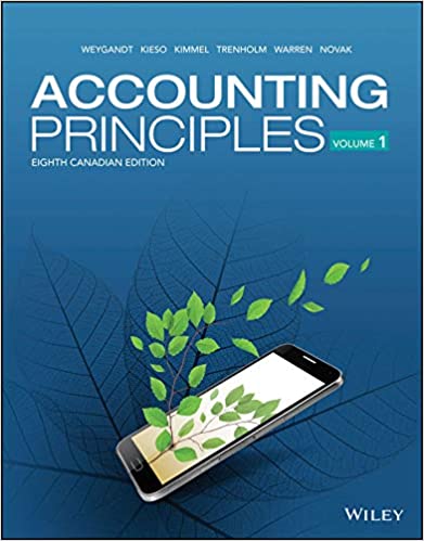 Test bank for Accounting Principles Volume 1, 8th Canadian Edition by Jerry J. Weygandt