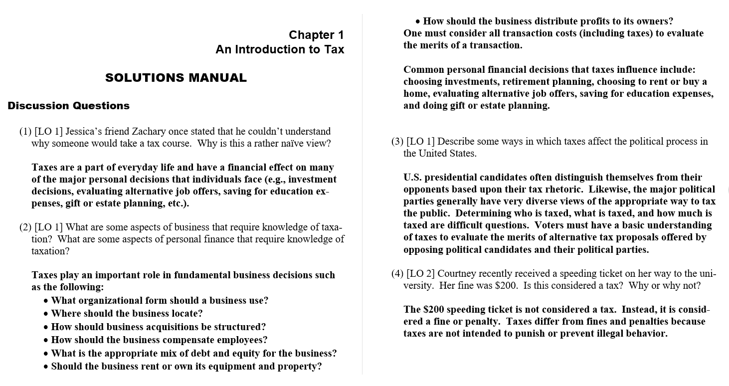 Solution manual for McGraw-Hill’s Taxation of Individuals and Business Entities 2020 Edition 11th Edition by Brian Spilker