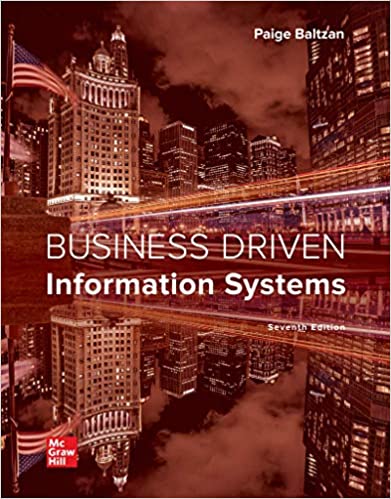 Test bank for Business Driven Information Systems 7th Edition by Paige Baltzan