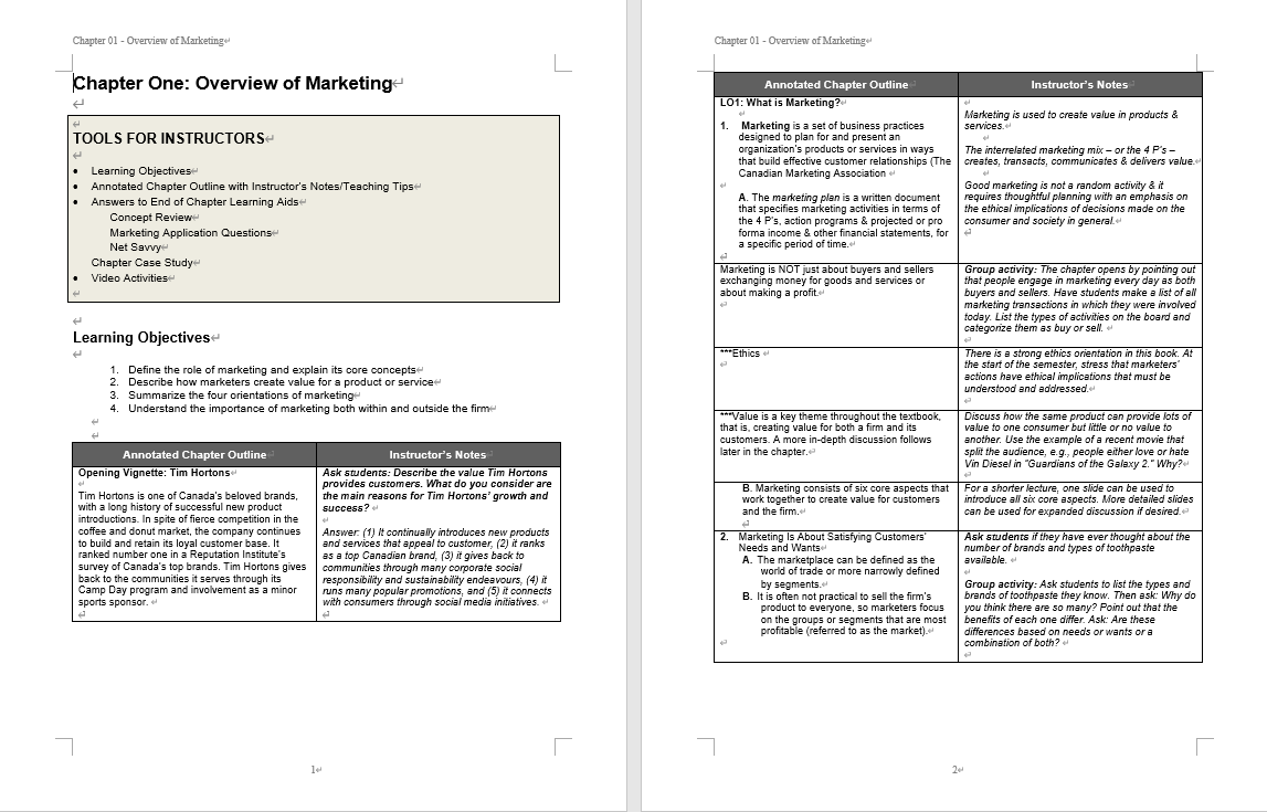 Solution manual for Marketing 4th Canadian Edition by Dhruv Grewal