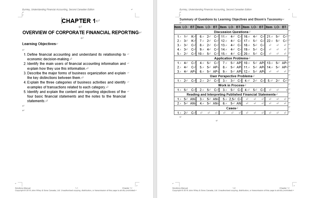 Solution manual for Understanding Financial Accounting 2nd Canadian Edition by Burnley