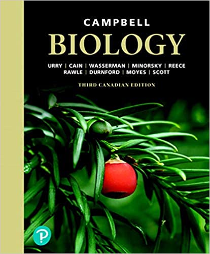 Test bank for Campbell Biology 3rd Canadian Edition by Urry & Wasserman