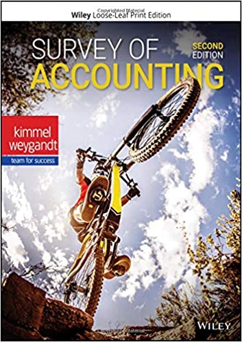 Test bank for Survey of Accounting 2nd Edition by Paul D. Kimmel