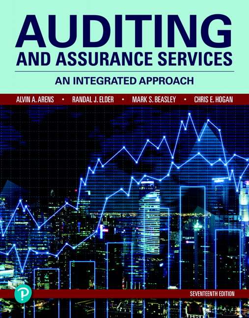 Solution manual for Auditing and Assurance Services 17th Edition by Alvin A Arens