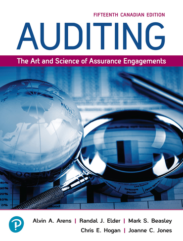 Test bank for Auditing: The Art and Science of Assurance Engagements 15th Canadian Edition by Alvin A Arens