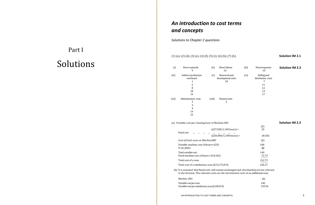 solution manual for Management and Cost Accounting 11th Edition by ...