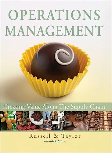 Solution manual for Operations Management: Creating Value Along the Supply Chain 7th Edition by Roberta S. Russell