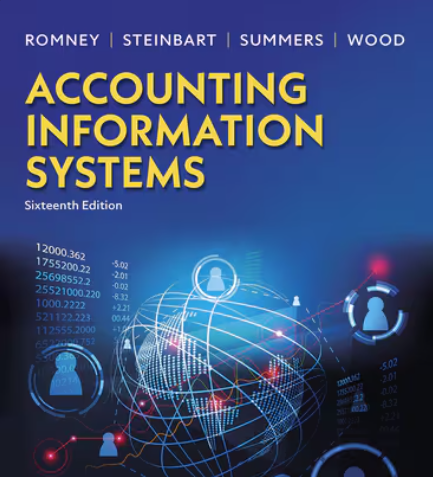 Test Bank for Accounting Information Systems, 16th Edition by Marshall B Romney